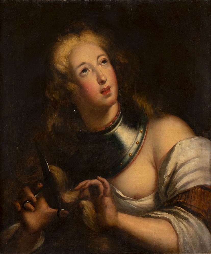 Bernardo Strozzi: Berenice Cuts a Lock of Her Hair